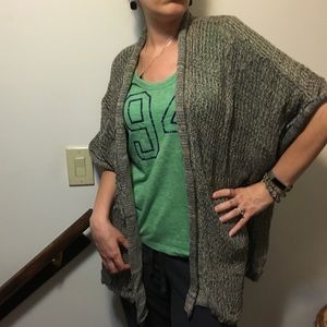 Chunky knit short sleeve cardigan A + Rio nwt sweater